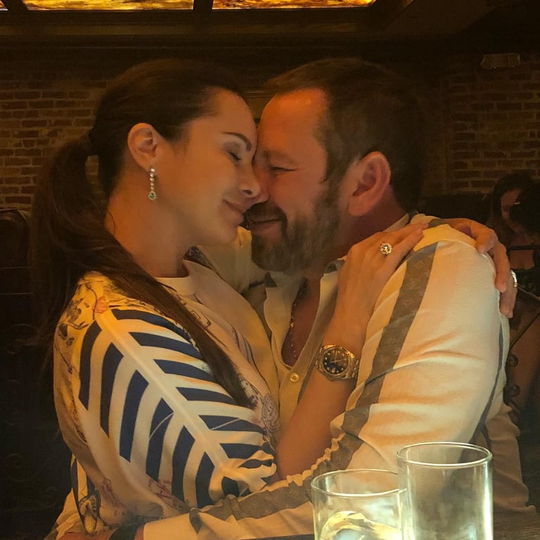 Лилия Подкопаева и ее муж - фото