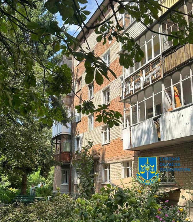 Російський обстріл міста Глухів 27 липня