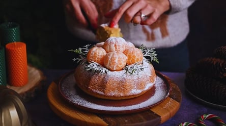 Рецепт пісного апельсинового кексу з горіхами та мандаринами до Різдва - 285x160