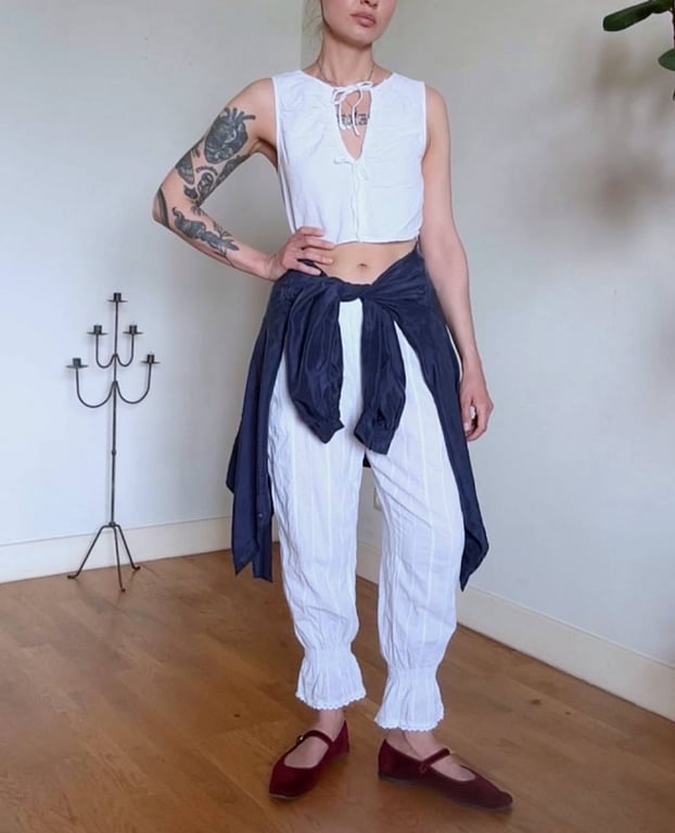 Pantaloons are pants that are ideal for hot weather