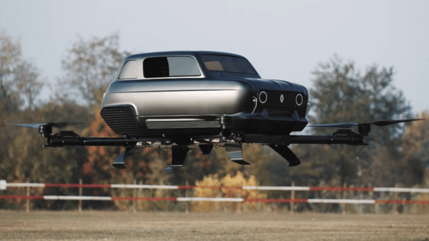 Компания Renault презентовала летающий автомобиль.