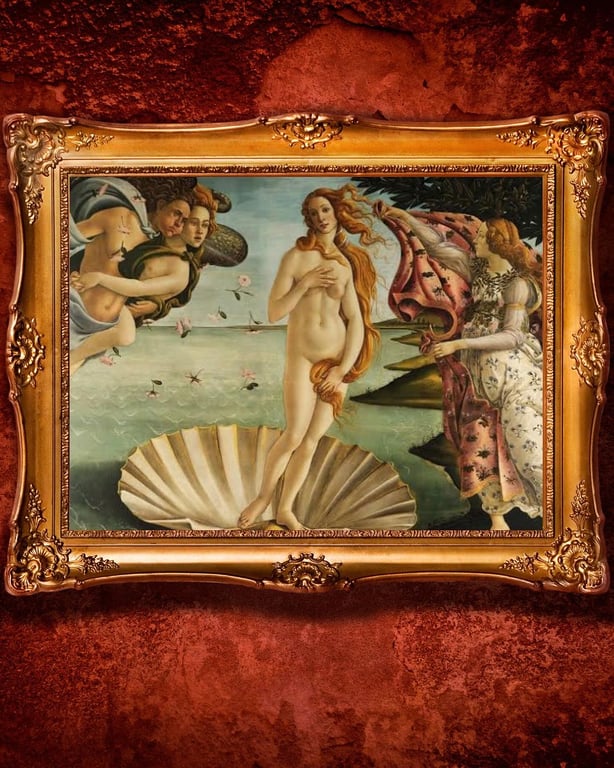 Картина Боттичелли "Рождение Венеры". Фото: instagram.com/giovannaantonelli/