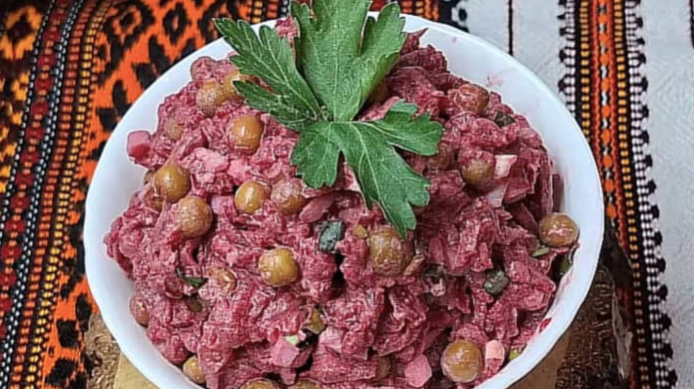 рецепт смачного салату з буряком