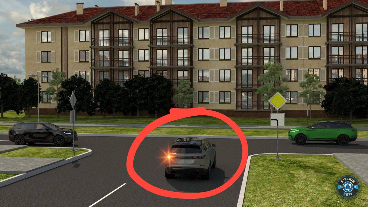 Правильный ответ на тест по ПДД