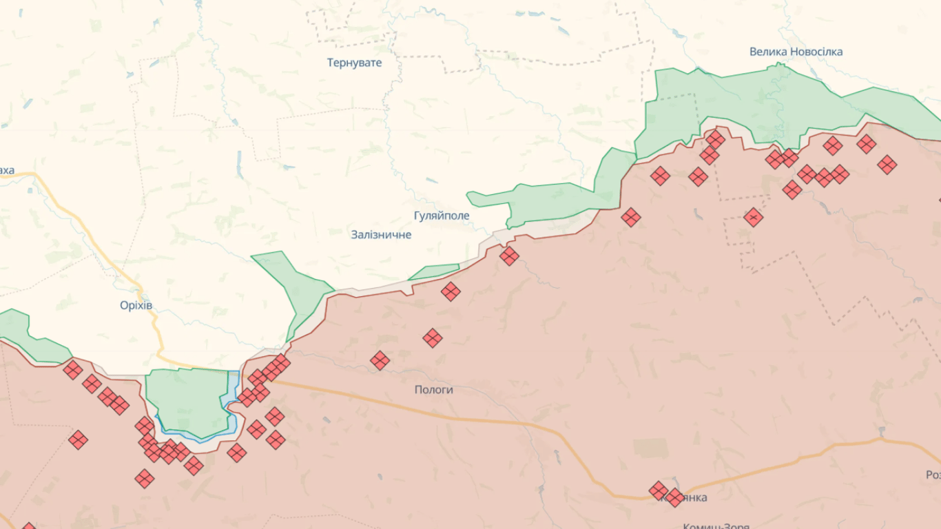 Карта боевых действий в Украине онлайн сегодня, 22.10.2023 — DeepState, Liveuamap, ISW