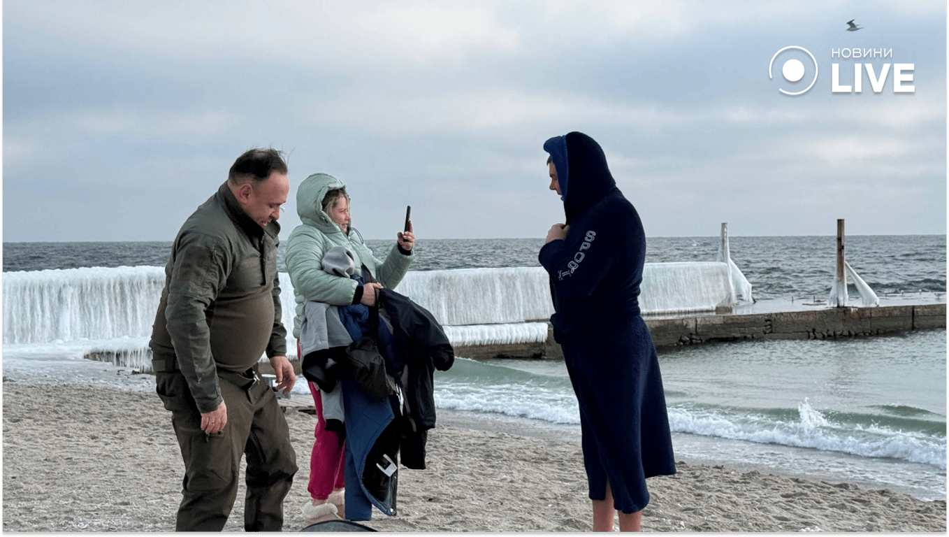 Водохреща за старим календарем в Одесі