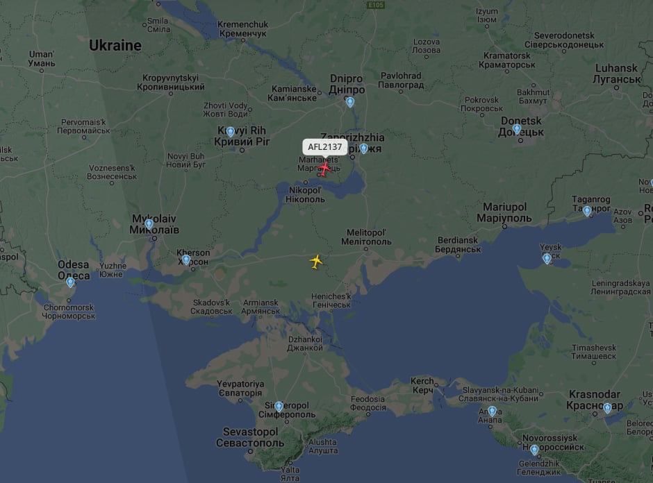 Літаки РФ залетіли на територію України