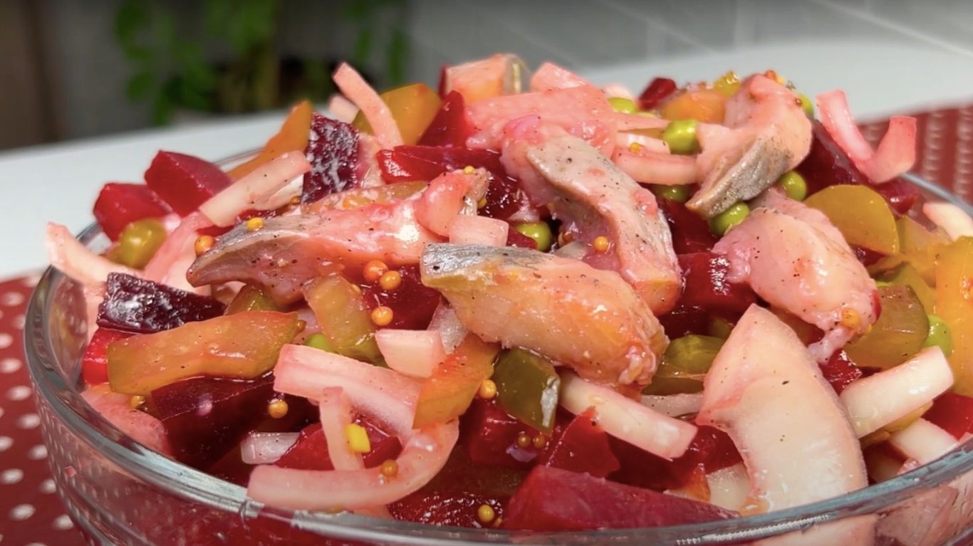 рецепт салат з буряком