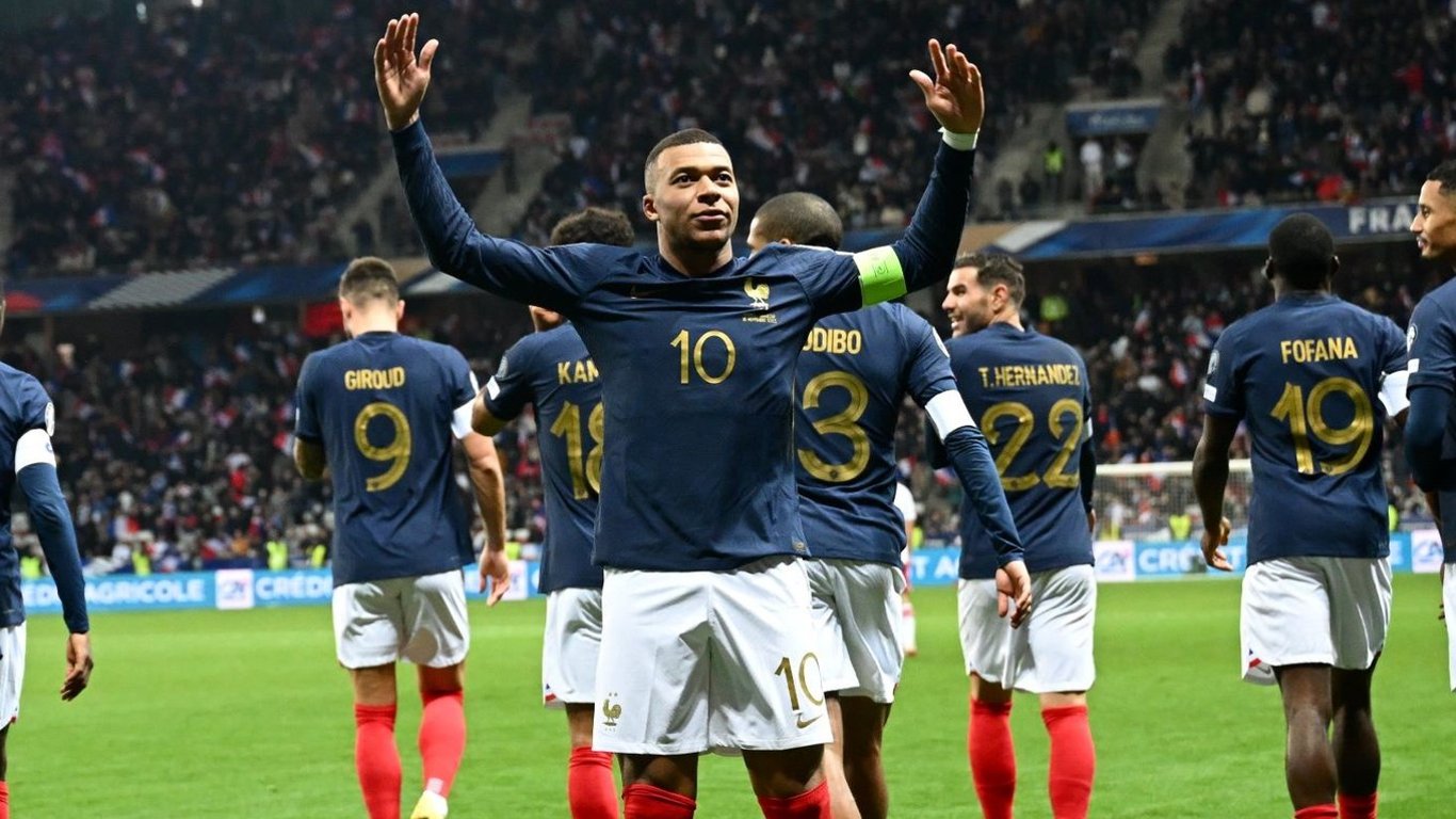 Франция установила рекорд, забив 14 голов в ворота Гибралтара