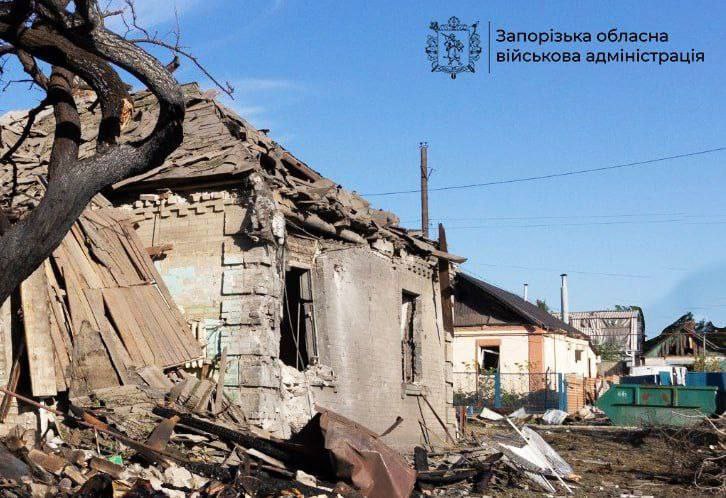 Наслідки обстрілу Запорізької області