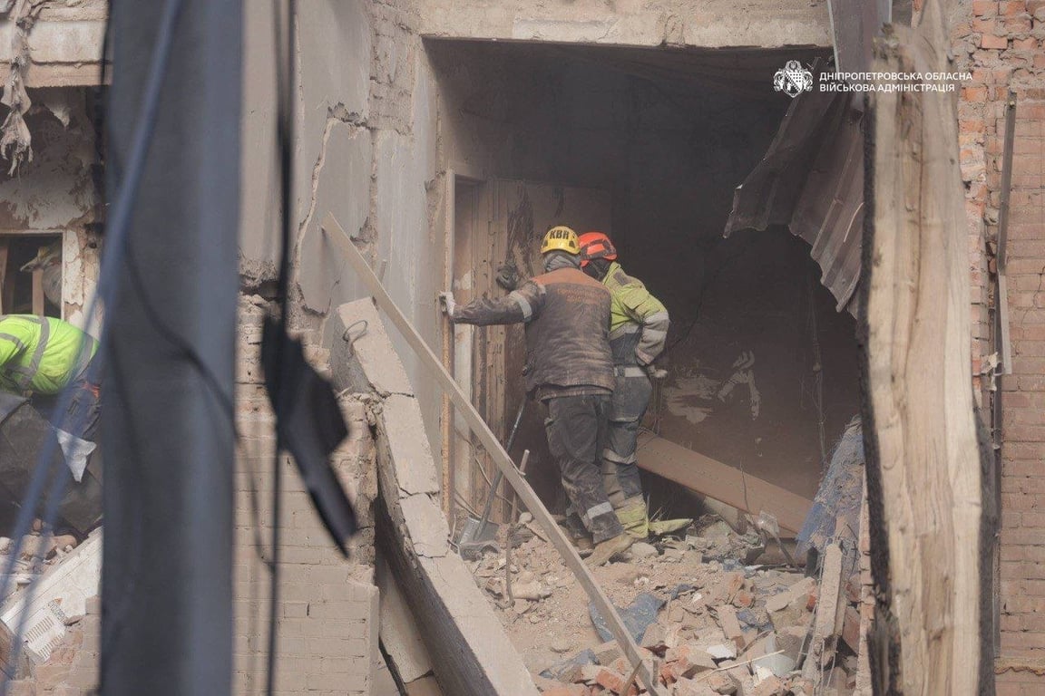 Російський обстріл Дніпра 25 квітня