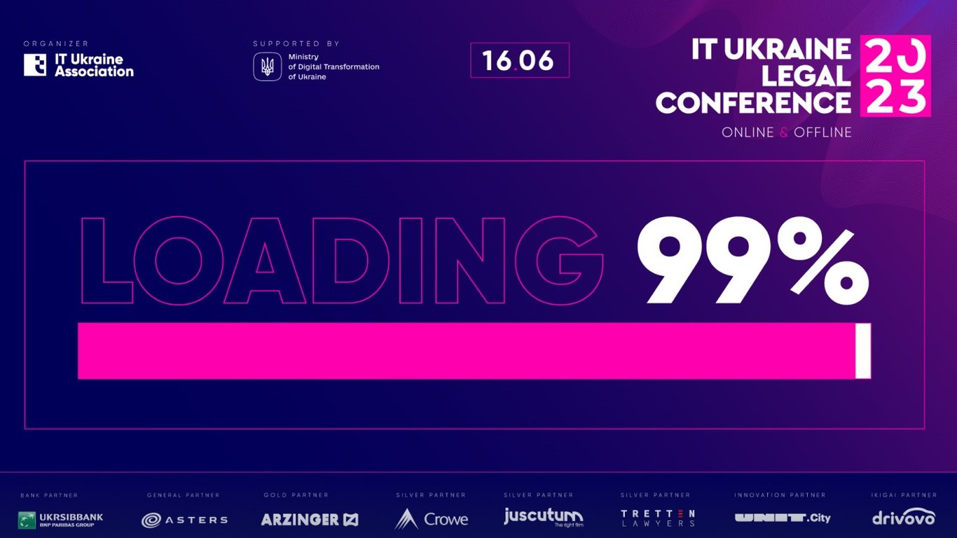 Уже через 3 дня! Самая большая в Украине конференция по IT-праву IT Ukraine Legal Conference 2023 ждет тебя!