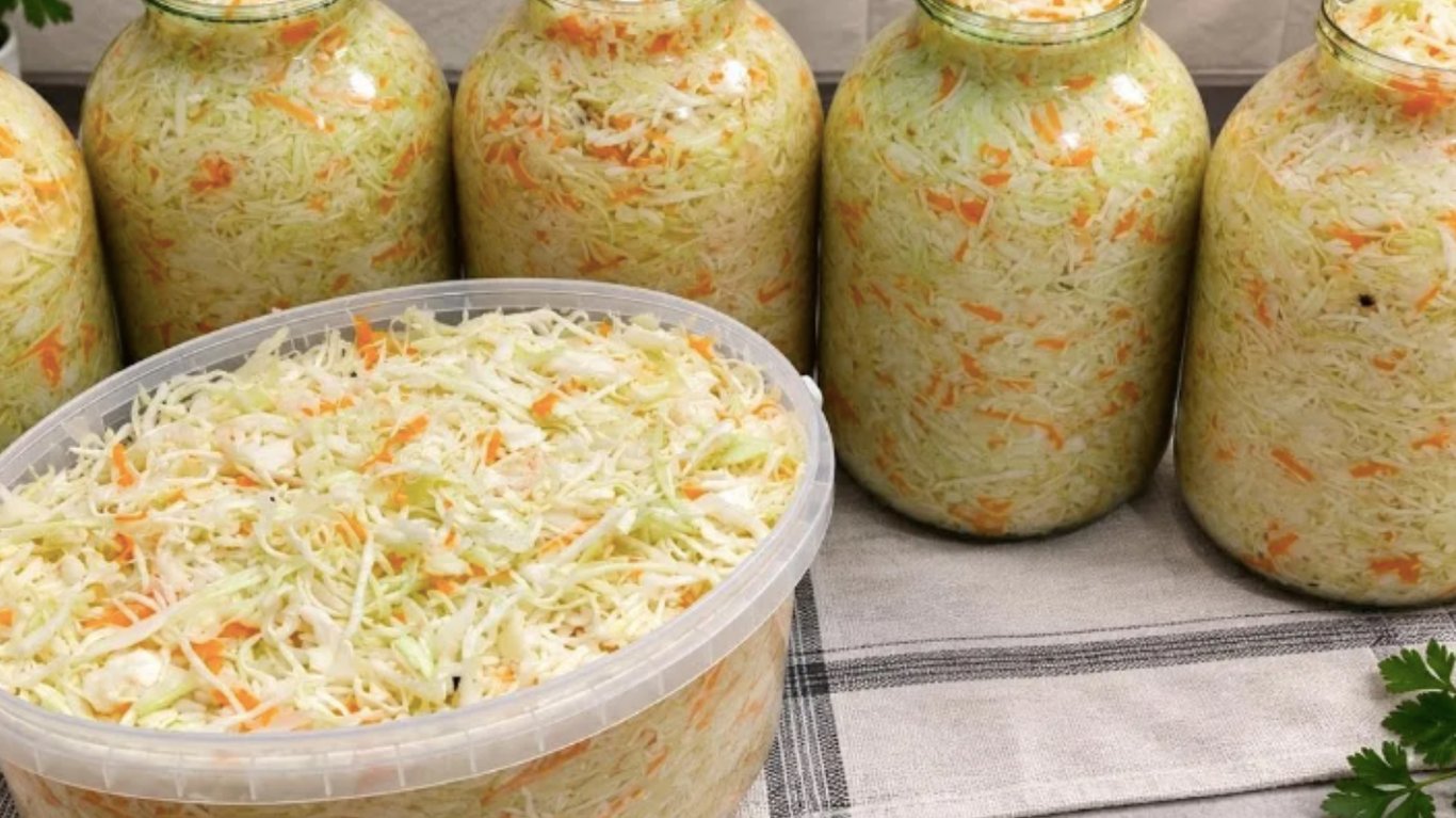 рецепт квашеної капусти
