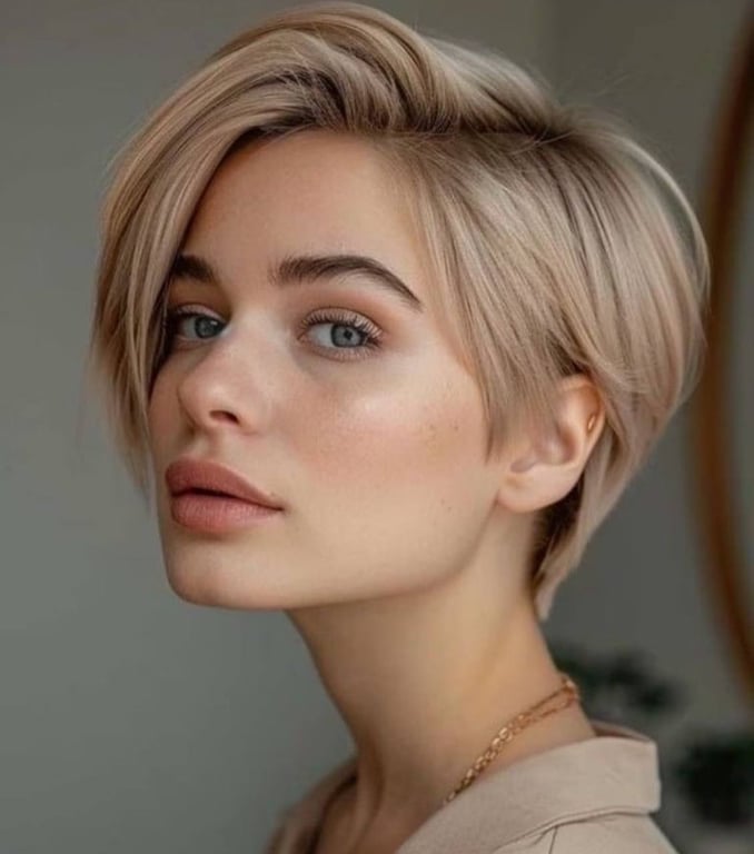 Pixie is a popular haircut this season
