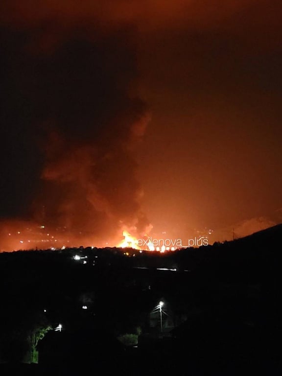 Туапсе НПЗ пожежа