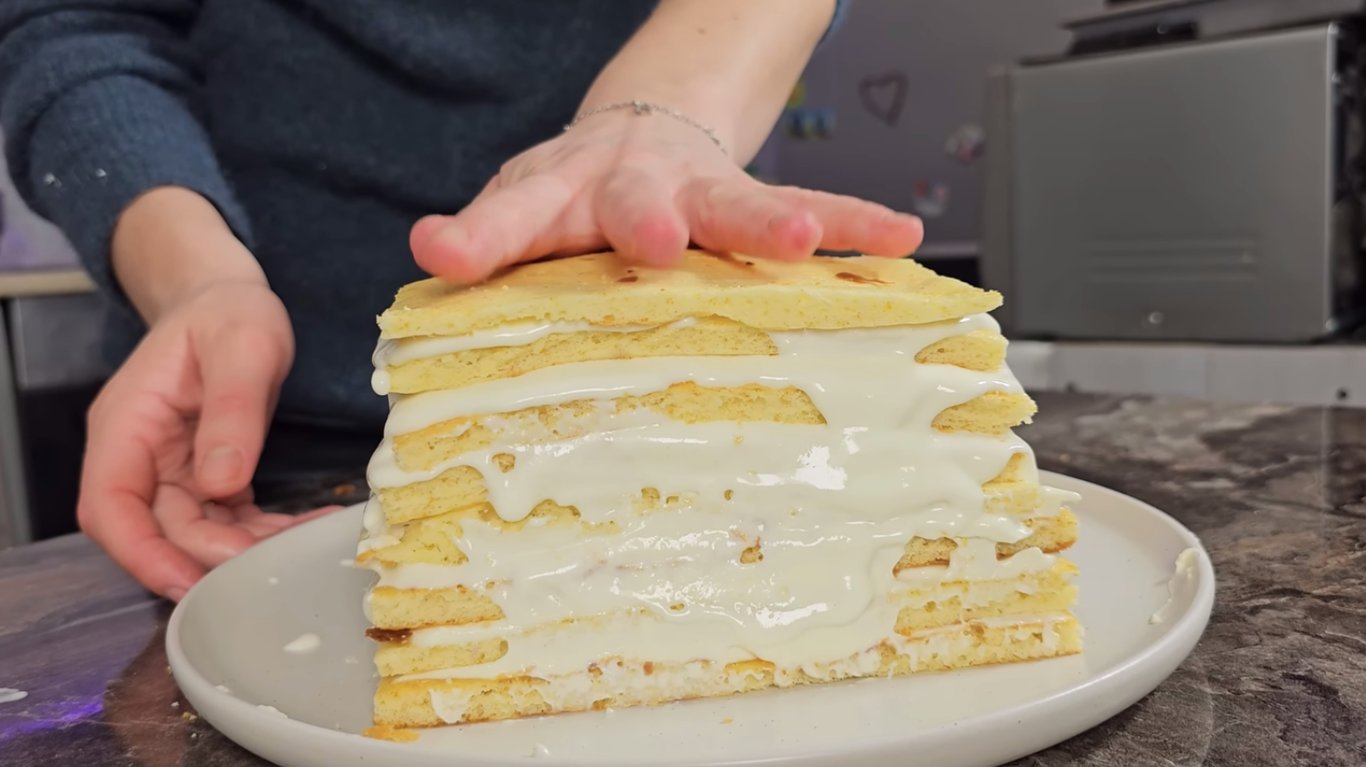 рецепт торта молочна дівчинка