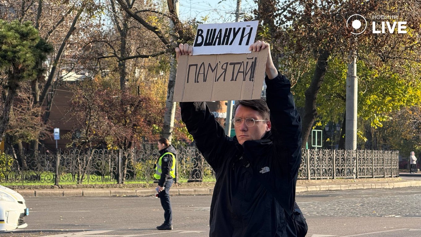 В Одесі відбулася акція "Хвилина мовчання"