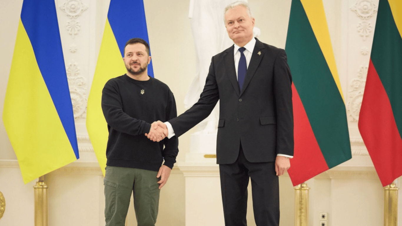 Зеленский встретился с президентом Литвы Гитанасом Науседой — основная тема переговоров