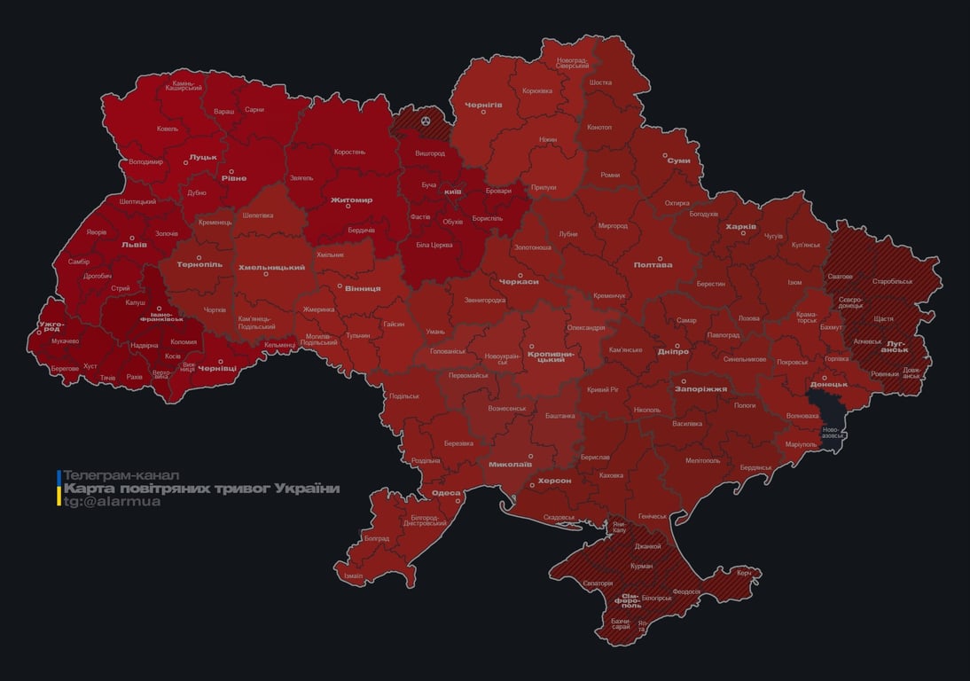 Повітряна тривога в Україні 21 червня через зліт МіГ-31К