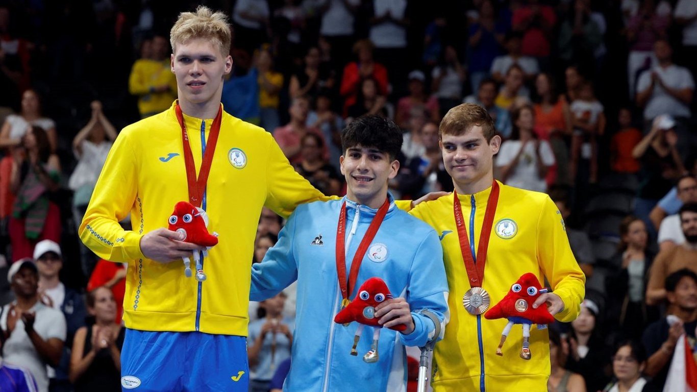 Українські плавці здобули сім медалей на Паралімпіаді 2024