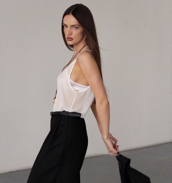 White T-shirt is a wardrobe staple