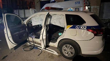 Поліцейські потрапили під повторний удар під час обстрілу Києва: відео - 290x160