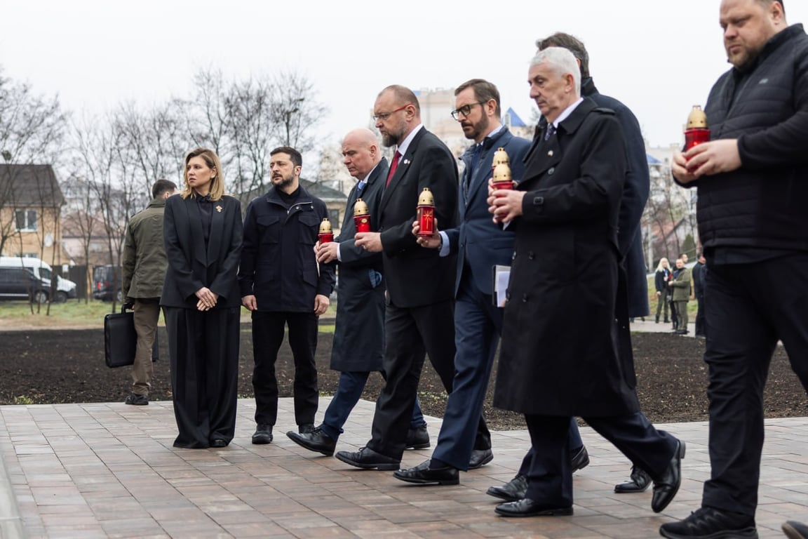 Honoring the memory of the fallen in Bucha