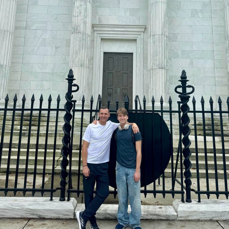 Старший сын Андрея Шевченко