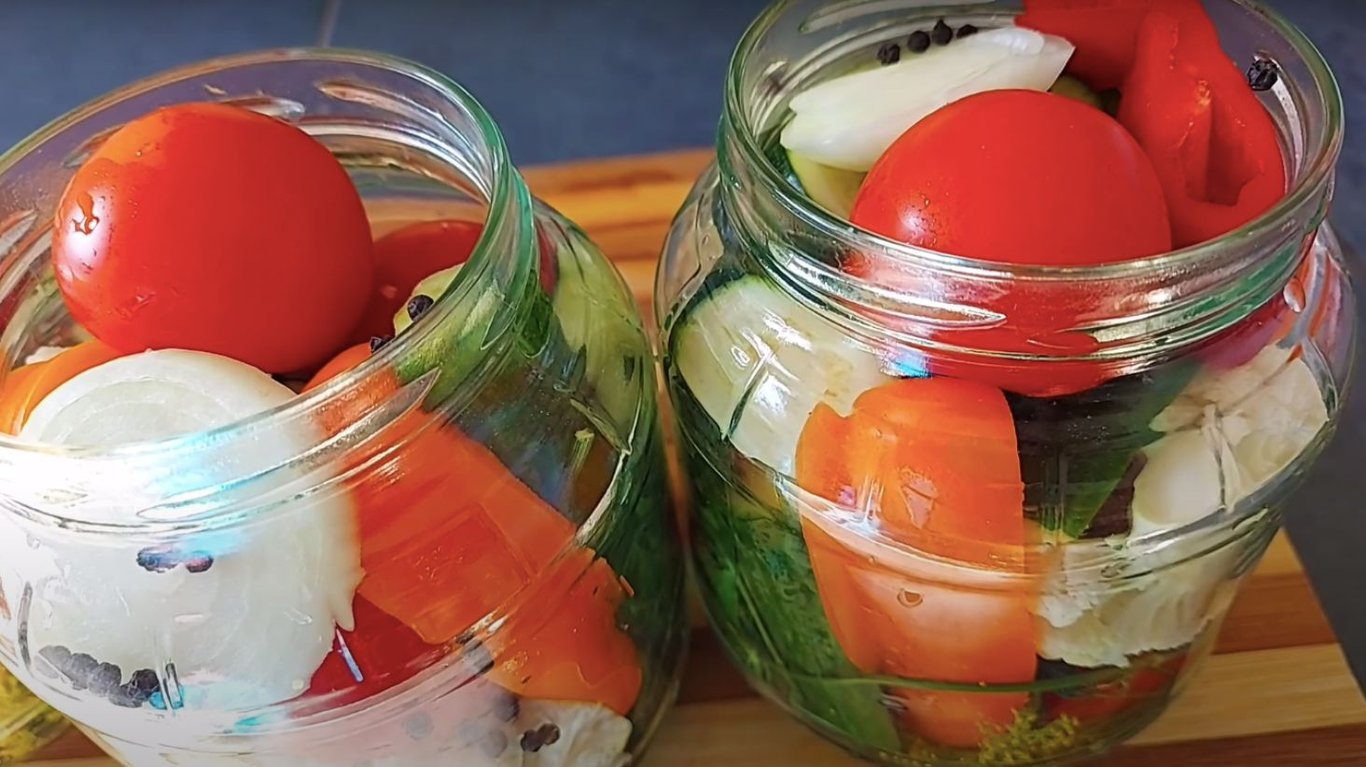 овощное ассорти на зиму