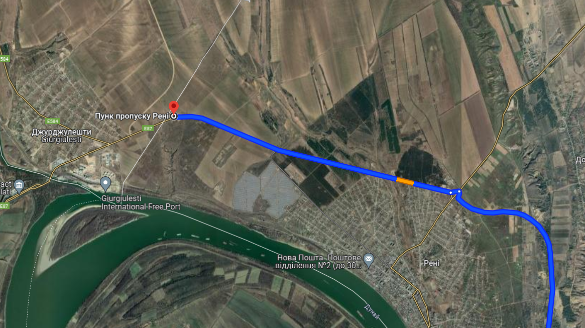 Пробки на Измаил 21 июля вечер