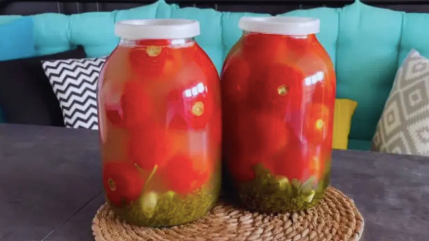 рецепт квашених помідорів