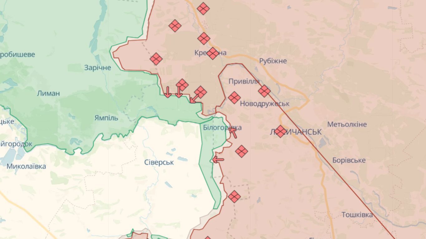 Карта боевых действий в Украине онлайн сегодня, 15.11.2023 — DeepState, Liveuamap, ISW