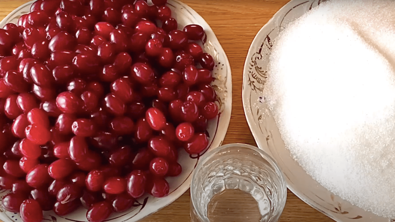 рецепт варення з кизилом