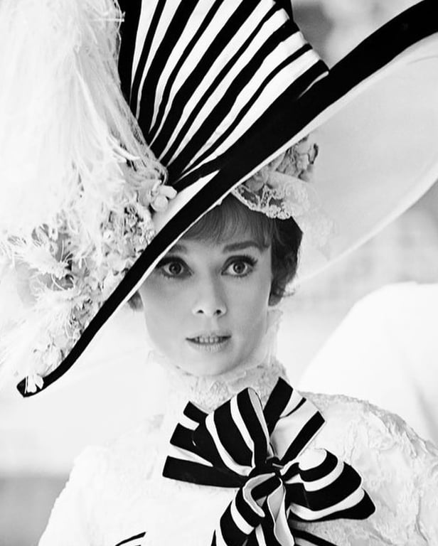 Акторка Одрі Гепберн у мюзиклі "Моя чарівна леді" 