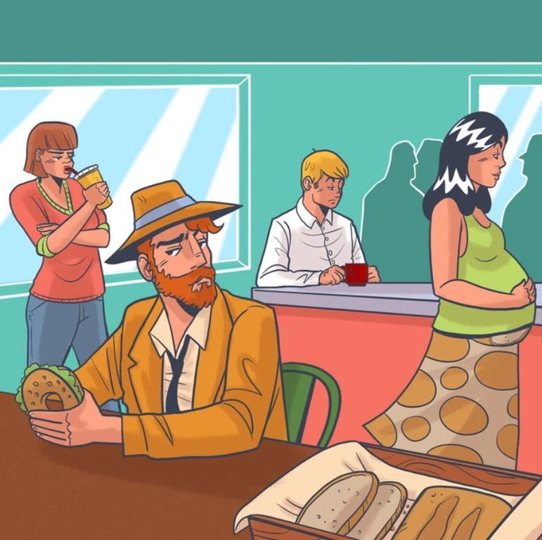 Кто лучший следователь - найдите вора на рисунке за 10 секунд - фото 1