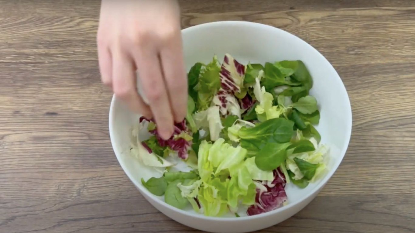 салат на осень с нутом