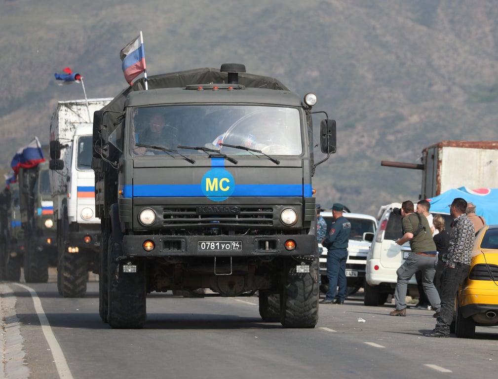 Российские автомобили в Нагорном Карабахе