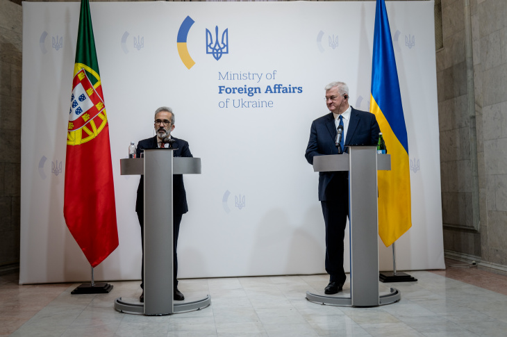 Зустріч міністра закордонних справ України Андрія Сибіги з главою МЗС Португалії Паулом Ранжелом у Києв