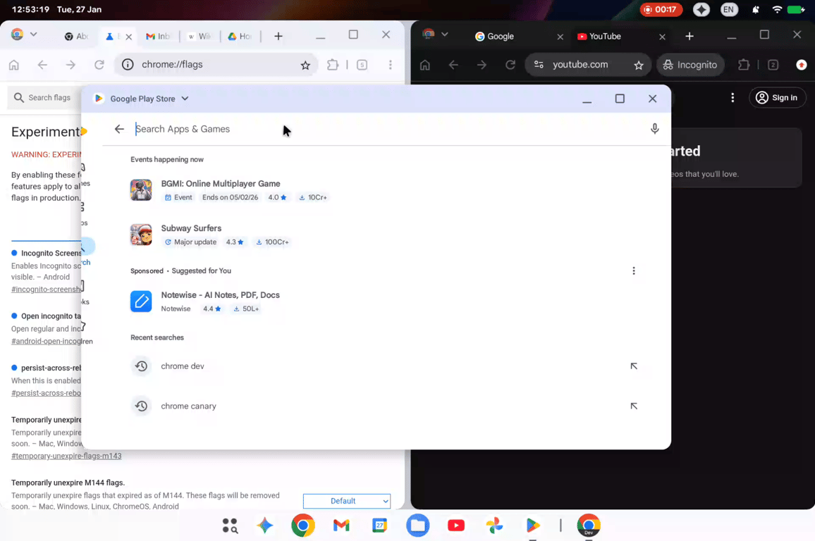 Интерфейс Android на компьютере