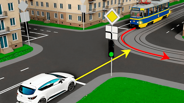 Быстрый тест ПДД: кто имеет преимущество на перекрестке