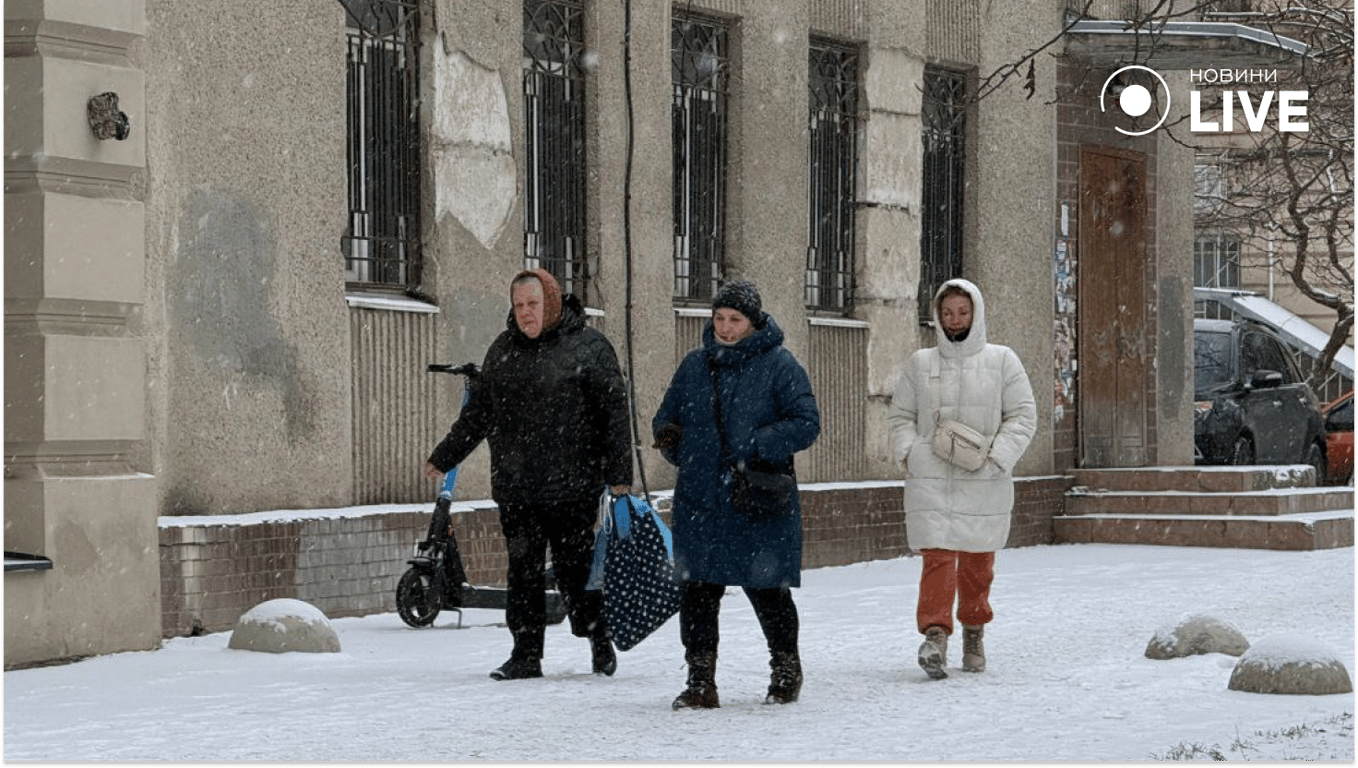 В Одесі засніжило: фото міста