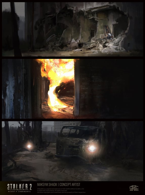 Как выглядела Чернобыльская зона на ранних стадиях S.T.A.L.K.E.R. 2