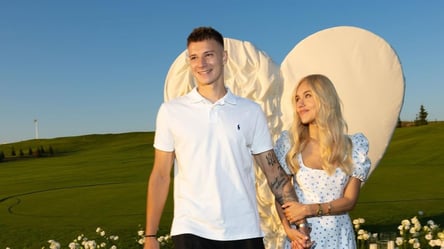 Травмований Бражко публічно поцілував Квіткову — фото - 285x160