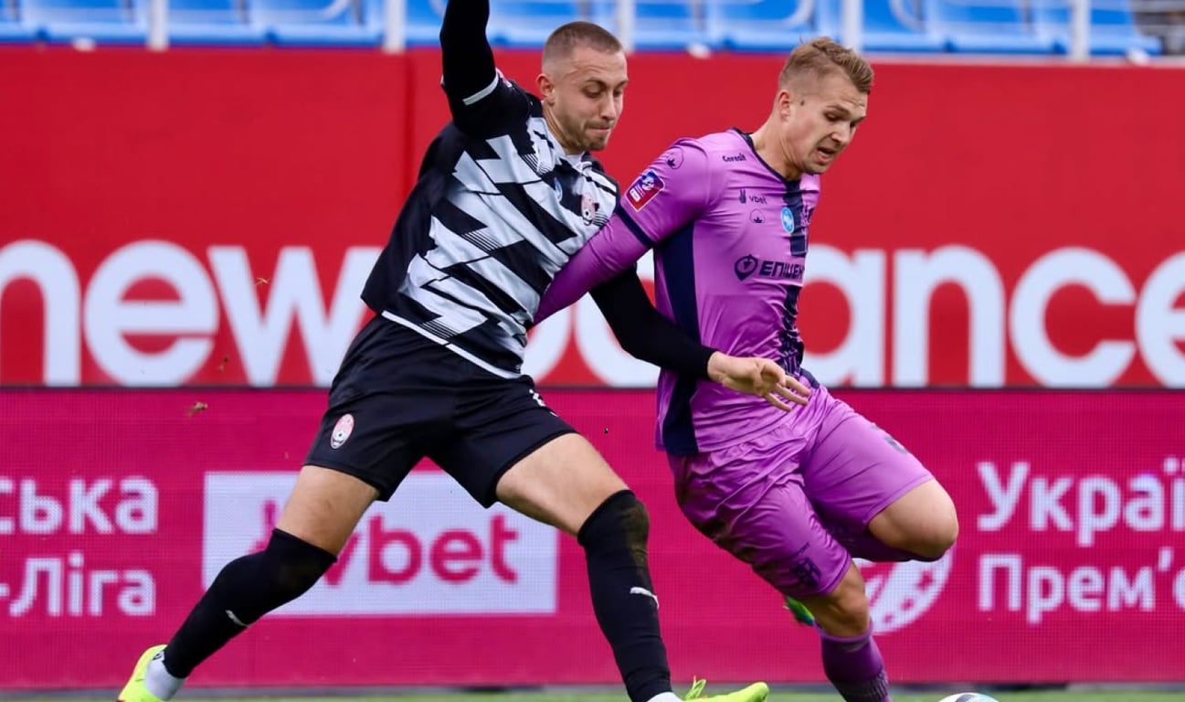 Владислав Супряга в матче "Эпицентра" против "Зари"