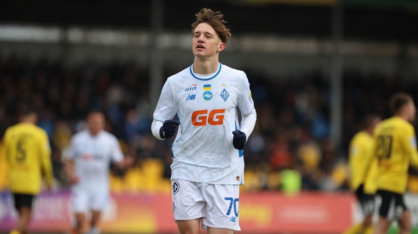 Богдан Редушко в матче за Динамо