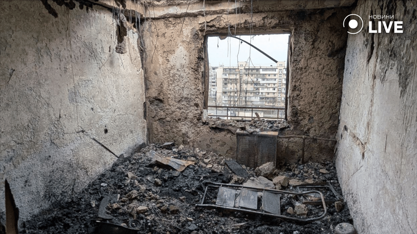 Наслідки обстрілу Києва 23 березня