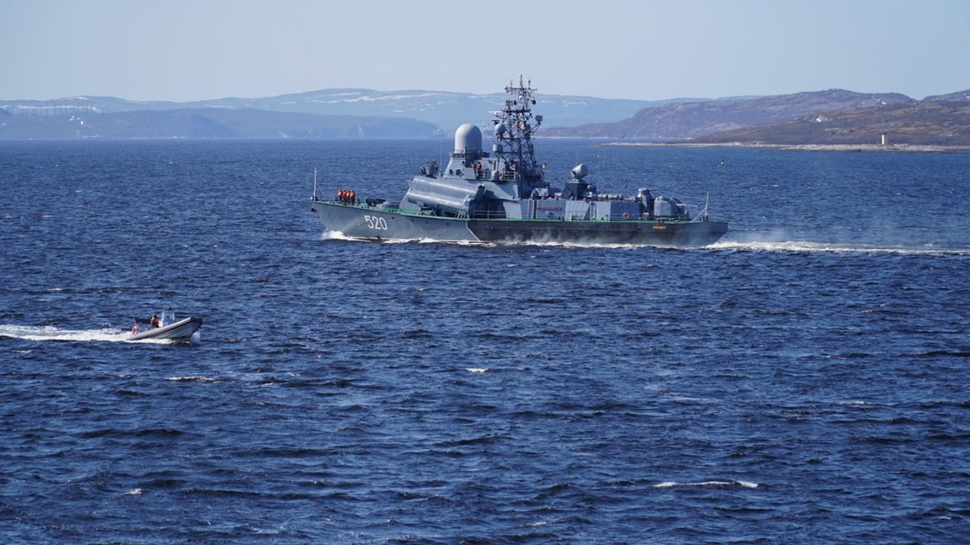 Кількість російських кораблів у Чорному морі
