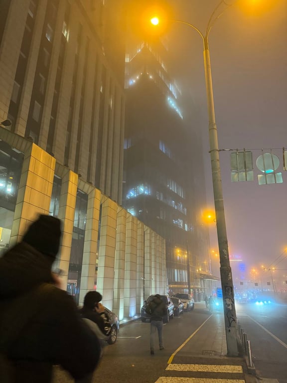 Туман в Киеве 25 ноября