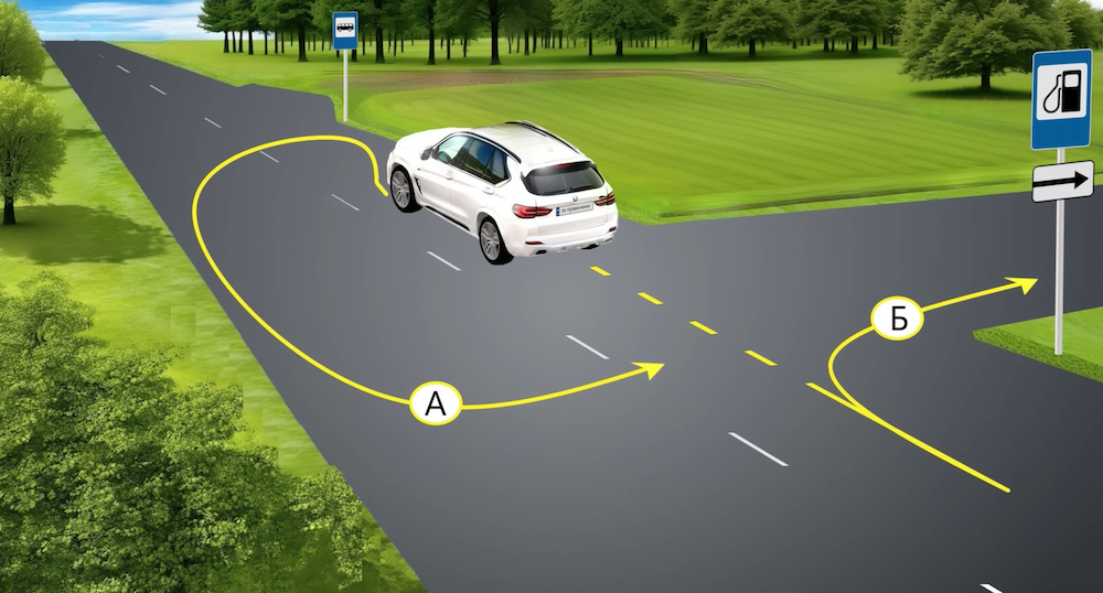 Тест з ПДР: як потрапити на АЗС?