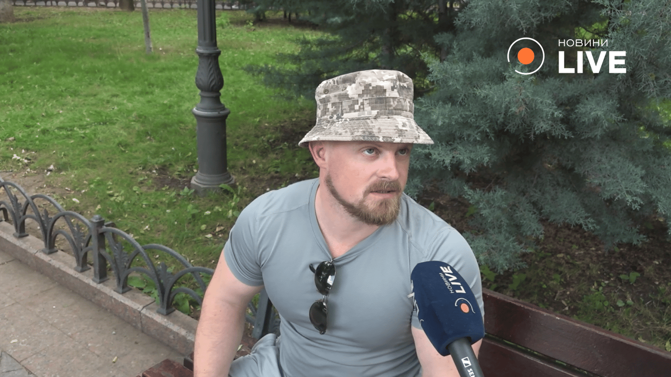 Олександр про важливість української. Фото: Новини.LIVE